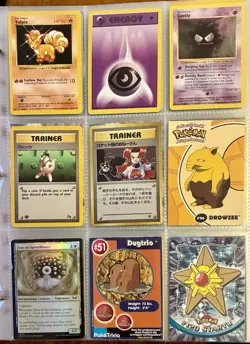 Vintage Pokemon Card Collection - No Binder Lot 5 Pages - Holo - Modern LP/NM - Image 1