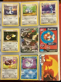 Vintage Pokemon Card Collection - No Binder Lot 5 Pages - Holo - Modern LP/NM - Image 5