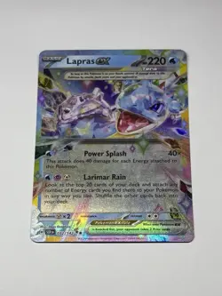 Pokemon Card Holo Foil Lapras ex 032/142 Double Rare SV07: Stellar Crown M/NM - Image 1
