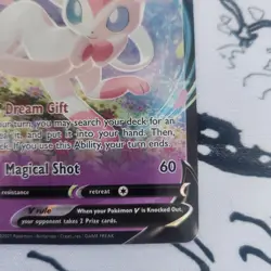 Sylveon V FULL ART ULTRA RARE Pokemon Card 74/203 SWSH Evolving Skies 2021 NM/M - Image 4