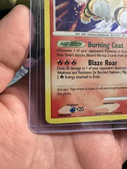 Pokemon Secret Wonders LP Entei SW 4/132 - Rare Collectible Trading Card Game - Image 4