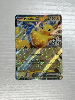 Pokemon Pikachu EX Holo Double Rare Card 63/193 Exclusive Stamped - Image 1