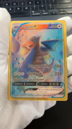 Dragonite V 3D HP 320 Basic ACG Lenticular Pokemon Card - Image 2