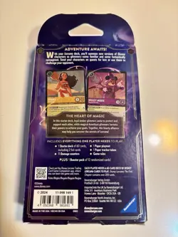 Disney Lorcana The First Chapter Starter Deck Trading Card Game AMBER & AMETHYST - Image 2
