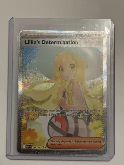 Lillies Determination 184/132 SIR Mega Evolution Pokemon Card Near Mint - Image 1