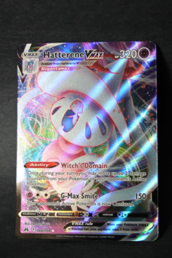 Hatterene VMAX 066/159 Ultra Rare Crown Zenith Pokemon Card - NM Near Mint - Image 1