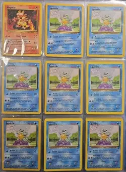 🔥1999 Vintage Pokemon Cards 180 HUGE LOT BULBASAUR/Squirtle/Wartortle/Eevee📈 - Image 4