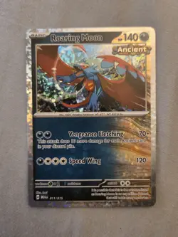 Roaring Moon - Holo -2024 McDonald’s Happy Meal Pokemon Card - Image 1
