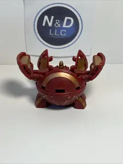 Bakugan Pyrus 680G Fortress Figure Battle Brawlers W/Card RARE - Image 5