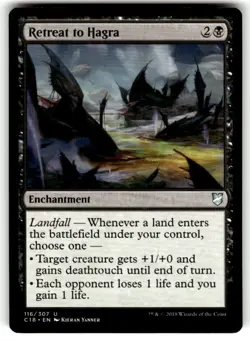 MTG NM Retreat to Hagra Commander 2018 Regular - Image 1