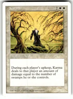 Karma MTG Core Set 4th Edition Regular MTG - Image 1