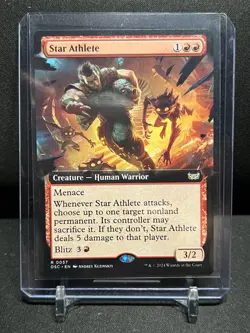 Star Athlete - Extended Art - MTG Magic 2024 Duskmourn Commander NM - Image 1