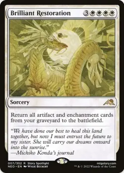 1 x Brilliant Restoration - Kamigawa: Neon Dynasty - LP - MTG - Image 1
