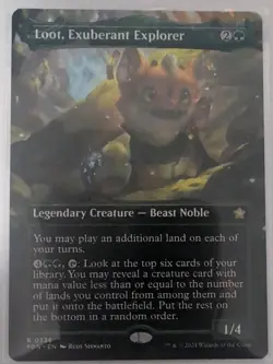 MTG | Loot, Exuberant Explorer | #336 | NM | Non-Foil Borderless - Image 1
