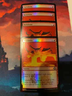 MTG Modern Horizons 3 Meltdown Foil x 4 - Image 1