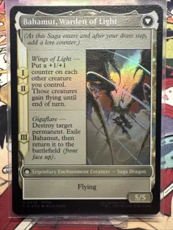 Dion, Bahamut's Dominant Extended Art Foil NM Final Fantasy MTG English - Image 2