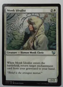 Monk Idealist *Uncommon* Magic MtG x1 Commander 2015 SP - Image 1