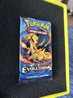 Pokemon XY Evolutions Booster Pack Sealed Charizard Art 820650801556 - Image 2