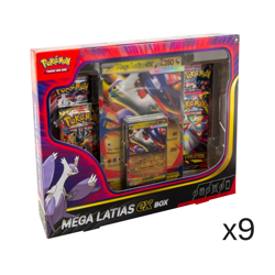 Pokemon TCG Mega Latias ex COLLECTION BOX Factory Sealed 9 Boxes - Image 1
