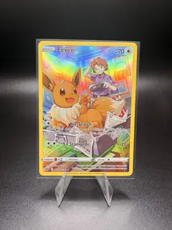 Pokemon TCG Eevee TG11/TG30 Brilliant Stars Trainer Gallery Holo Rare TG11/TG30 - Image 1