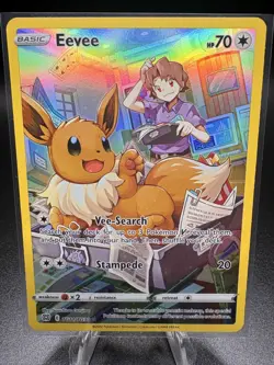 Pokemon TCG Eevee TG11/TG30 Brilliant Stars Trainer Gallery Holo Rare TG11/TG30 - Image 2