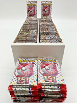 Lot of (100) Pokemon Scarlet & Violet 151 Booster Packs Sealed Auction #3 - Image 1
