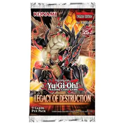 Lot of (105) Yu-Gi-Oh! Legacy of Destruction Booster Packs Sealed - Image 2