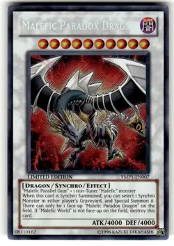 Yu-Gi-Oh! Malefic Paradox Dragon YMP1-EN007 ** Secret Rare | LIMITED Ed | NM - Image 1