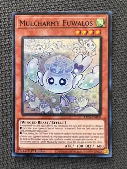 Yugioh Mulcharmy Fuwalos 1st Edition Super Rare RA04-EN050 NM - Image 1