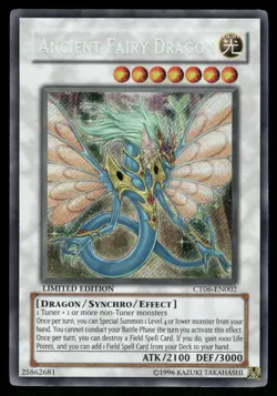 Yugioh! Ancient Fairy Dragon CT06-EN002 Secret Rare - Image 1