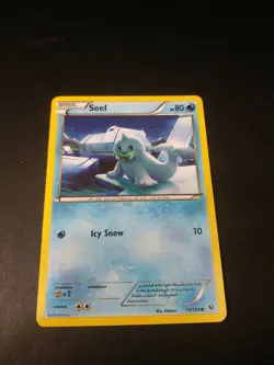 Pokemon XY Fates Collide Seel Common Card 15/124 NM - Image 1