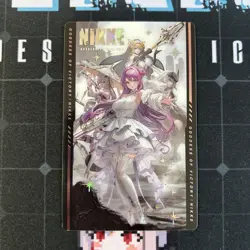NIKKE Goddess of Victory Metal Card Collection Vol. 1 SR Overzone 1 - Image 1
