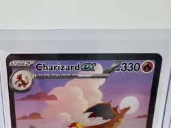 Pokemon TCG Charizard EX Card 199/165 Sir Scarlet & Violet 151 English NM - Image 2