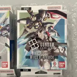ENGLISH GUNDAM TCG CARD GAME STARTER DECK SET OF FOUR ST01 ST02 ST03 ST04 - Image 3
