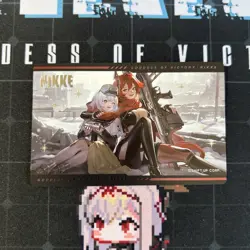 NIKKE Goddess of Victory Metal Card Collection Vol. 2 SR Red Ash 1 - Image 2