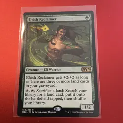 MtG ELVISH RECLAIMER / Magic 2020 Core Set / MTG Magic The Gathering - Image 1