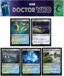5x (1/ea) - SIMIC Commander Land & Artifact Lot - Doctor Who - NM MTG - Image 1