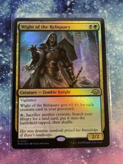 1x - Wight of the Reliquary - FOIL - Modern Horizons 3 - NM MTG - Image 1