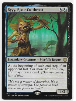 Sygg, River Cutthroat Magic the Gathering Commander: Zendikar Rising Rare - Image 1