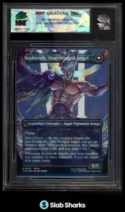 2025 MAGIC THE GATHERING #0527 SEPHIROTH FABLED SOLIDER SURGE FOIL MYTHIC MNT 10 - Image 2