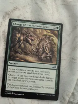 MTG Charge of the Forever 147/274 NM Ikoria Lair of Behemoths Uncommon Sorcery - Image 1