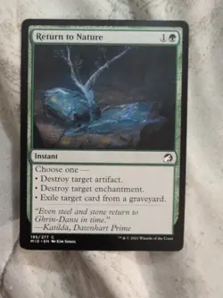 2021 MTG Return to Nature MID 195/277 Green Instant NM Common - Image 1