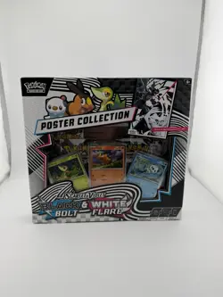 Pokemon TCG SV10.5 Black Bolt & White Flare Unova Poster Collection Box Sealed - Image 1