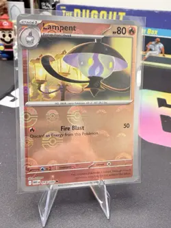 Lampent 017/086 - Master Ball Pattern Holo - SV10.5 White Flare - Pokemon TCG - Image 1