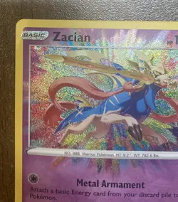 Pokemon TCG Zacian Vivid Voltage 082/185 Holo Amazing Rare - Image 5