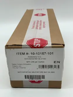Auction #3 Pokemon TCG Destined Rivals Booster Box Case SEALED (6 Boxes) - Image 1
