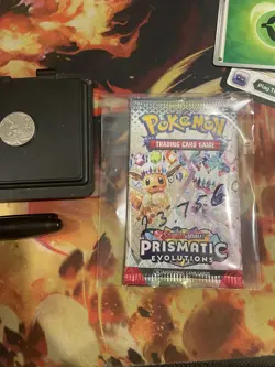 Pokemon Heavy Prismatic Evolutions Pack -HEAVY 23.75g-Possible Demi/God Pack! - Image 4