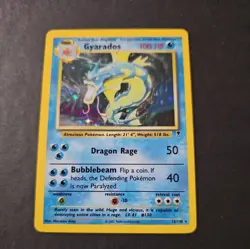 HP Gyarados 12/110 Legendary Collection LC Holo Rare 2002 Pokemon WOTC Vintage - Image 1