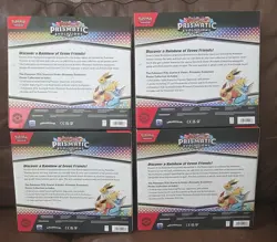 Lot of 4 Pokemon TCG Prismatic Evolutions Poster Collection NEW Factory Sealed - Image 2