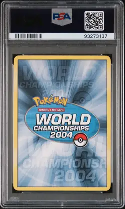 2004 POKEMON WORLD CHAMPIONSHIPS PROMO MAGMA SPIRIT TEAM MAGMA'S GROUDON PSA 8 - Image 2